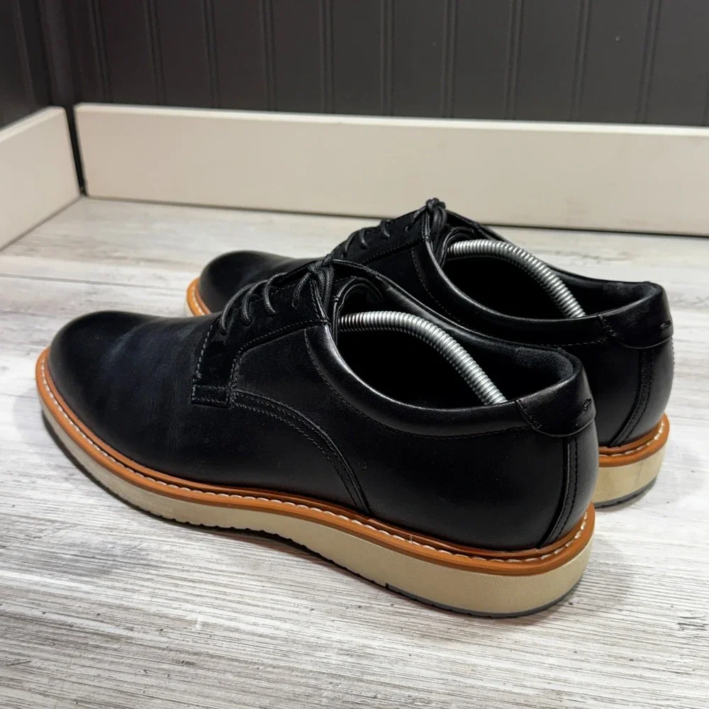 Nordstrom Rack Sven Plain Toe Derby Men's Shoes Black Sz 11.5M